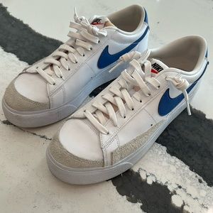 Nike Blazer Low Platform White/Blue Women’s 10